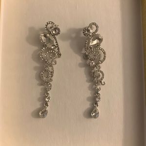 Beautiful Sparkly Bridal Earrings